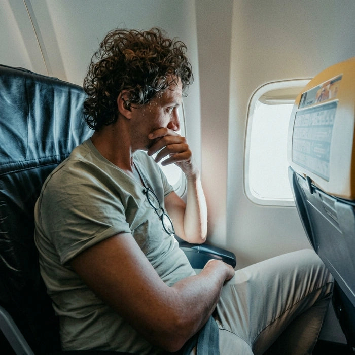 No consigues dormir en los aviones
