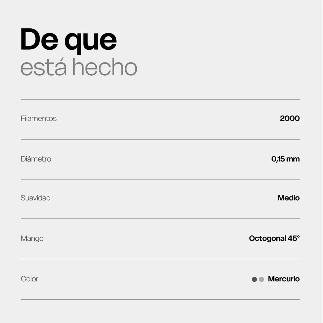 Mercury – Cepillo de dientes medio suave