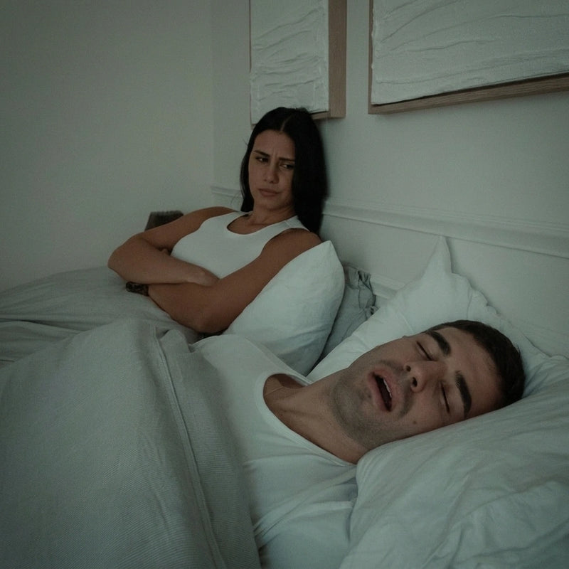 Ronco y no me dejo dormir