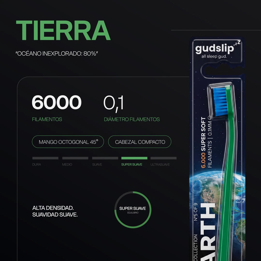 Earth – Cepillo de dientes súper suave