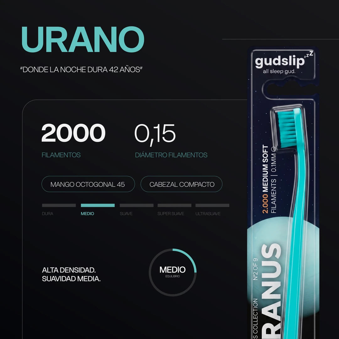 Uranus – Cepillo de dientes medio suave