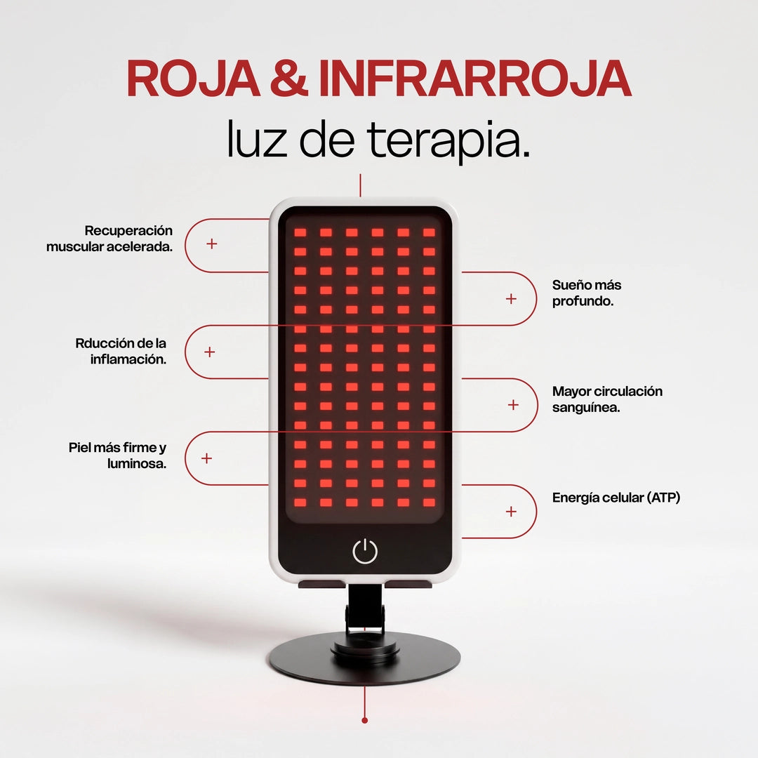 Panel de Terapia de Luz Roja e Infrarroja