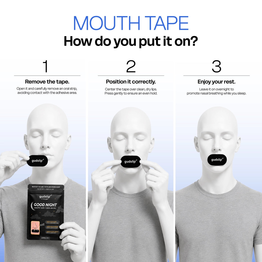 Gudslip® Mouth Tape (Black)